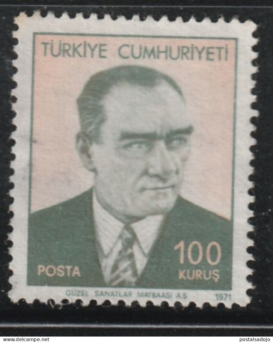 TURQUIE 932 // YVERT 1985 // 1971 - Used Stamps