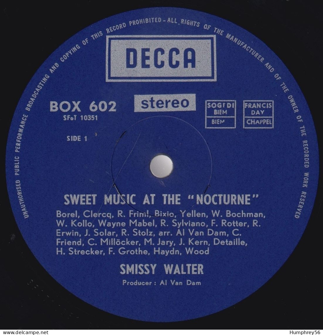 Smissy WALTER - Sweet Music At The "Nocturne" - Instrumentaal