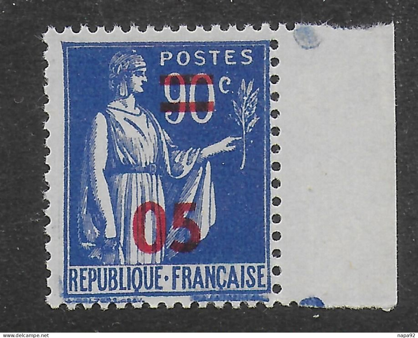 FRANCE 1940YT 482 E** - VARIETE DE SURCHARGE - COPIE/FAUX - Autres & Non Classés