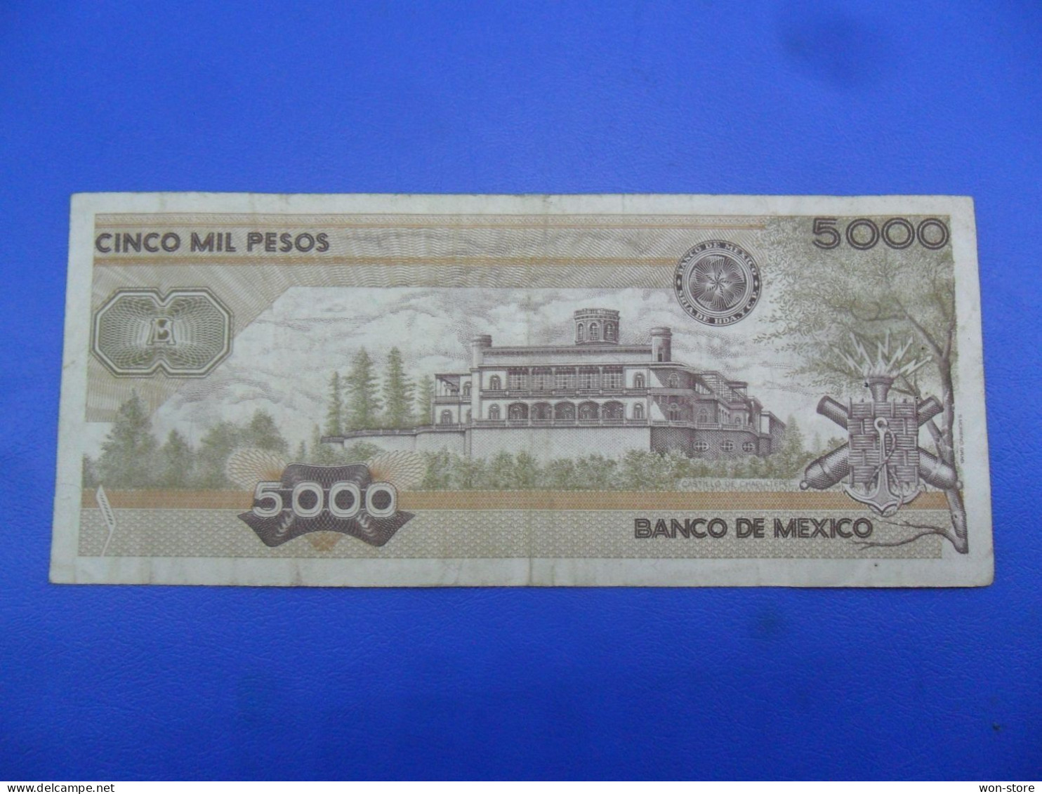 6879 - Mexico 5,000 Pesos 1987 - Mexique
