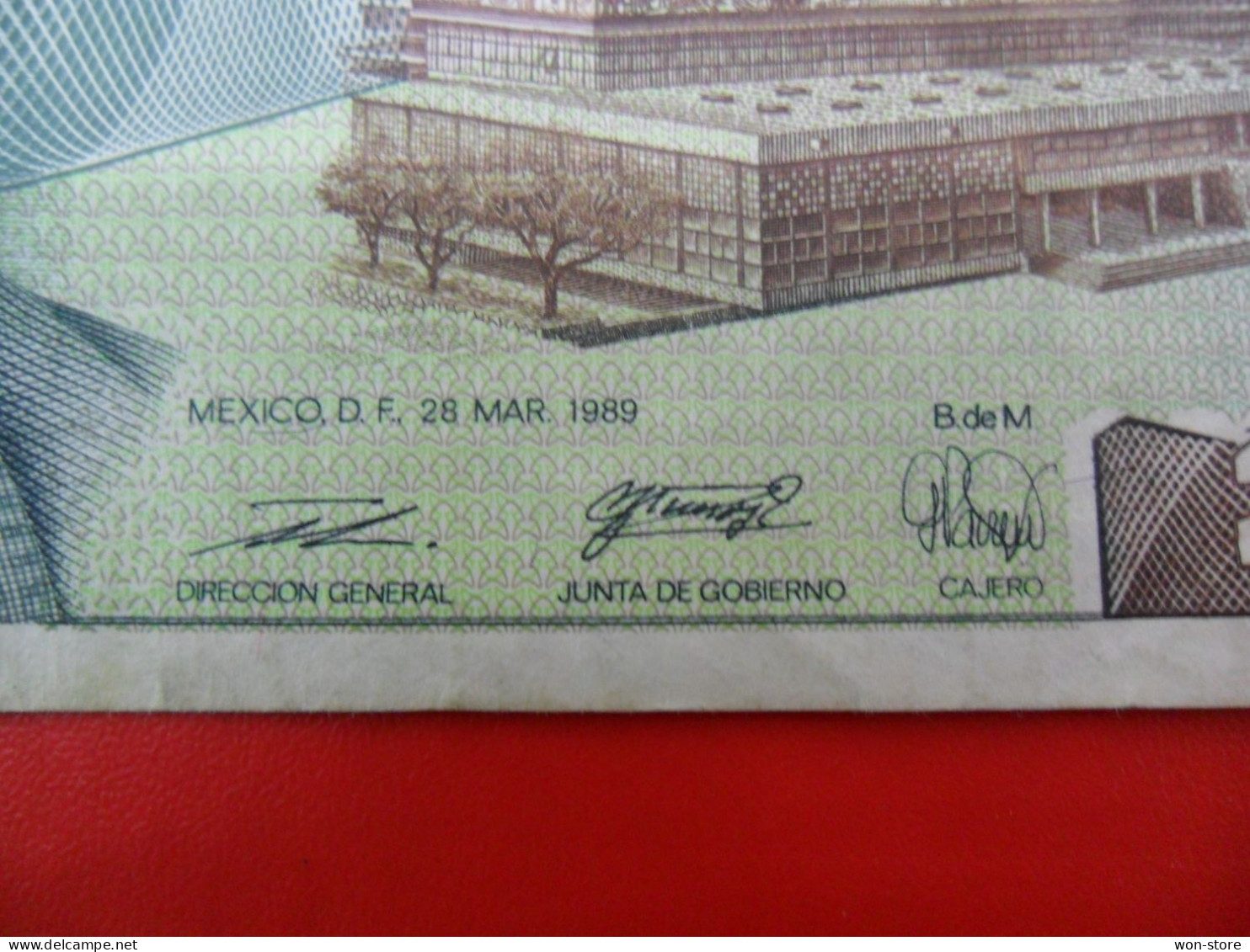 5441 - Mexico 2,000 Pesos 1989  - P-86c.8 - Mexique