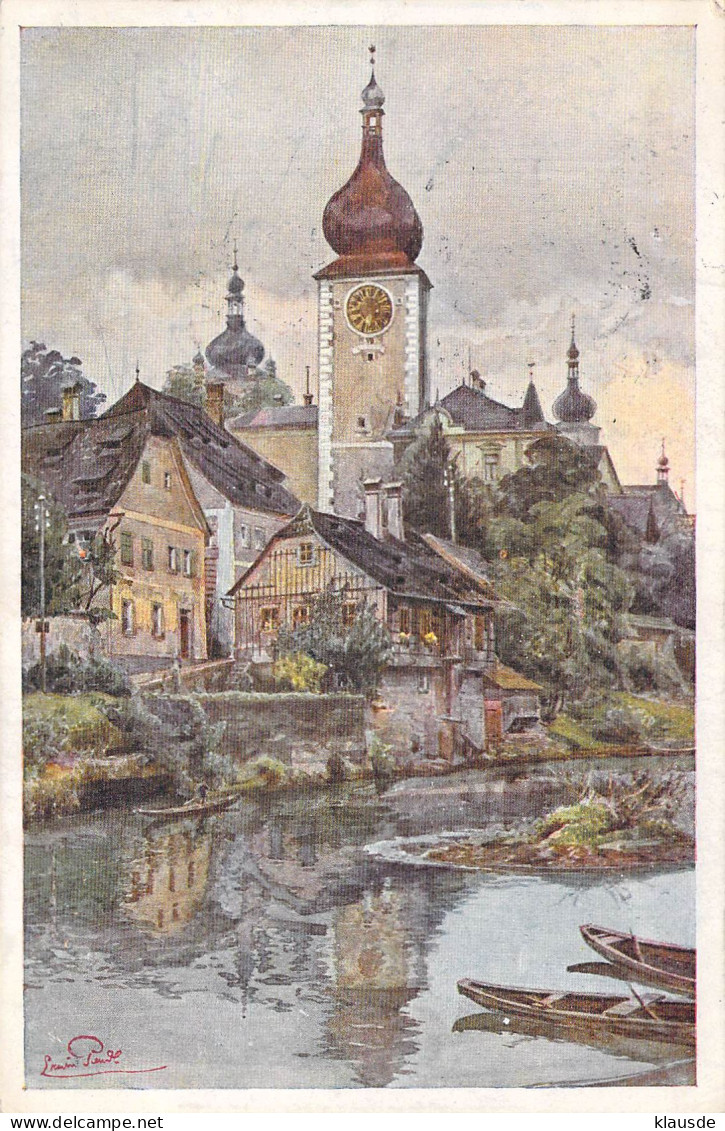 Waidhofen A.d.Ybbs - Torturm Gel.?? Künstlerkarte Erwin Pendel - Waidhofen An Der Ybbs