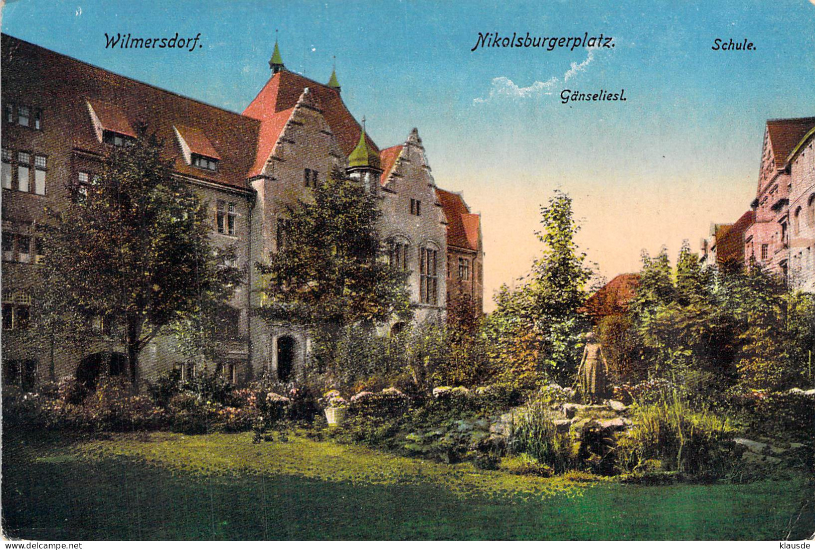 Berlin-Wilmersdorf - Nikolsburgerplatz Gel.1921 - Wilmersdorf