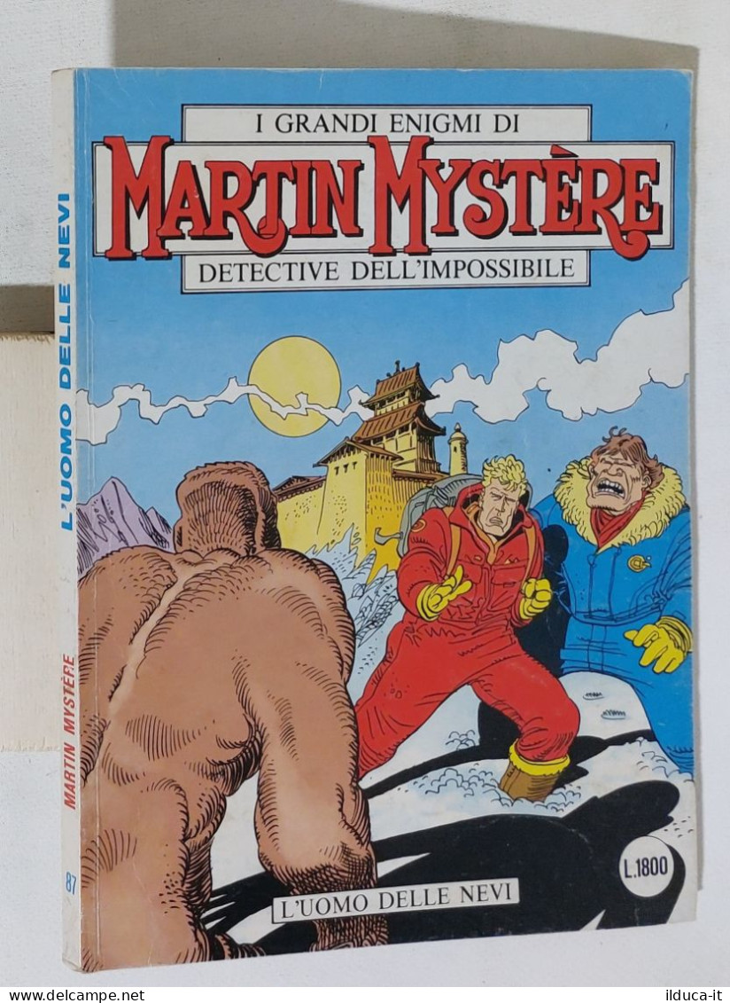 48972 MARTIN MYSTERE N. 87 - L'uomo Delle Nevi - Bonelli 1989 - Bonelli