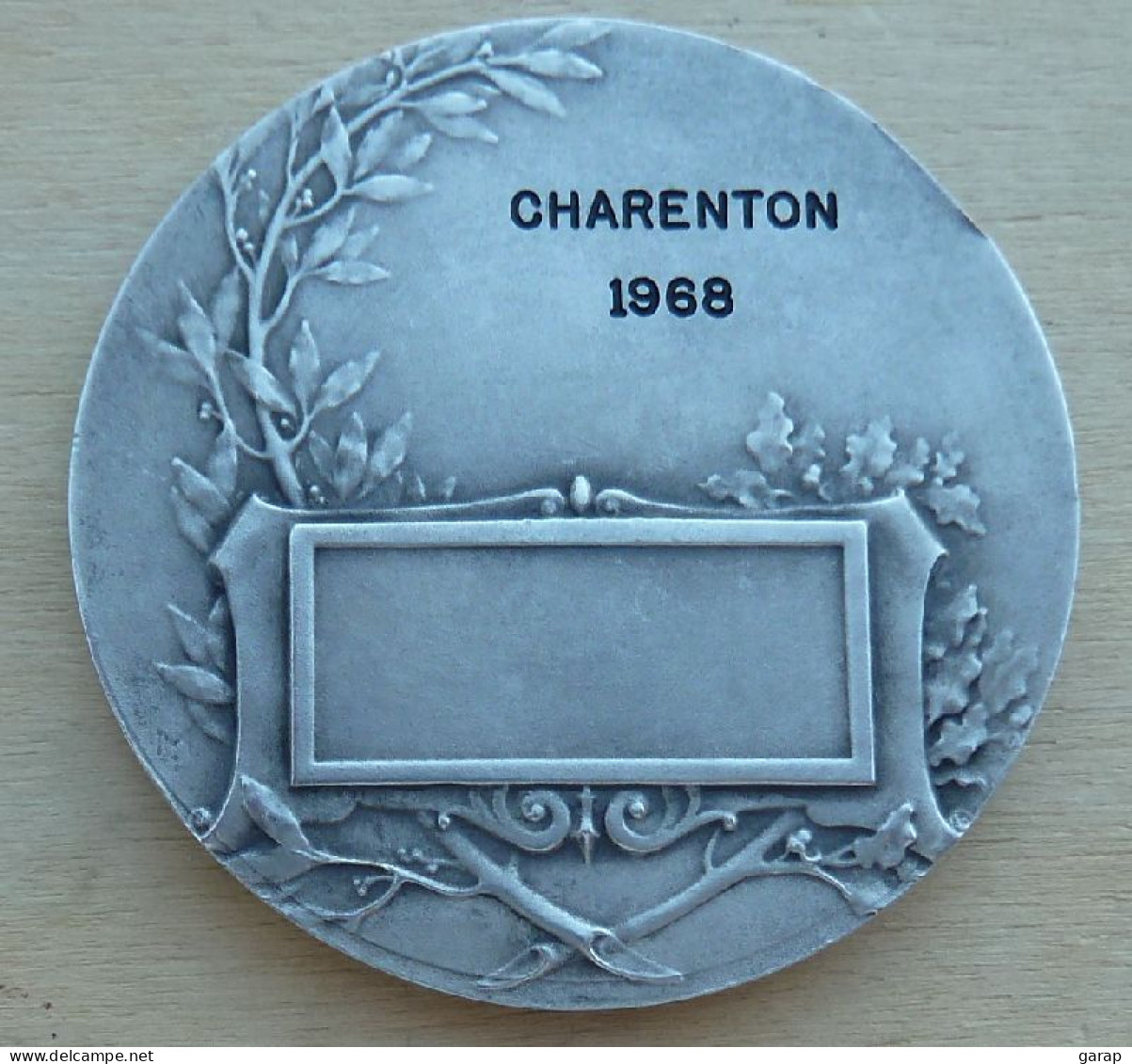 D3-1107 Médaille Bronze Signée C.Charles (escrime) 1908 - Hipismo