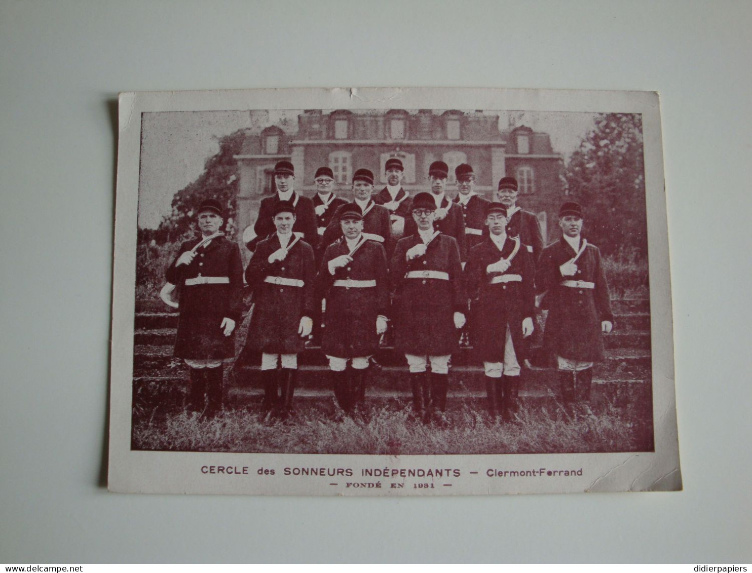 Cercle Des Sonneurs Indépendants De Clermont-Ferrand Souvenir De La Fête De La Chasse à Ebreuil En 1953 - Photographs