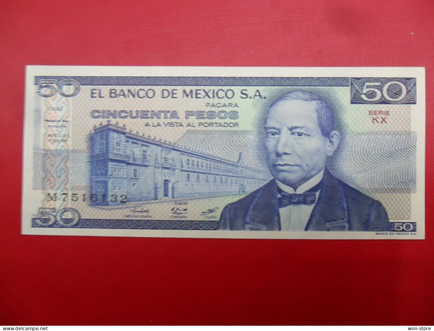 3326 - Mexico 50 Pesos 1981 - P-73a.KW - Mexique
