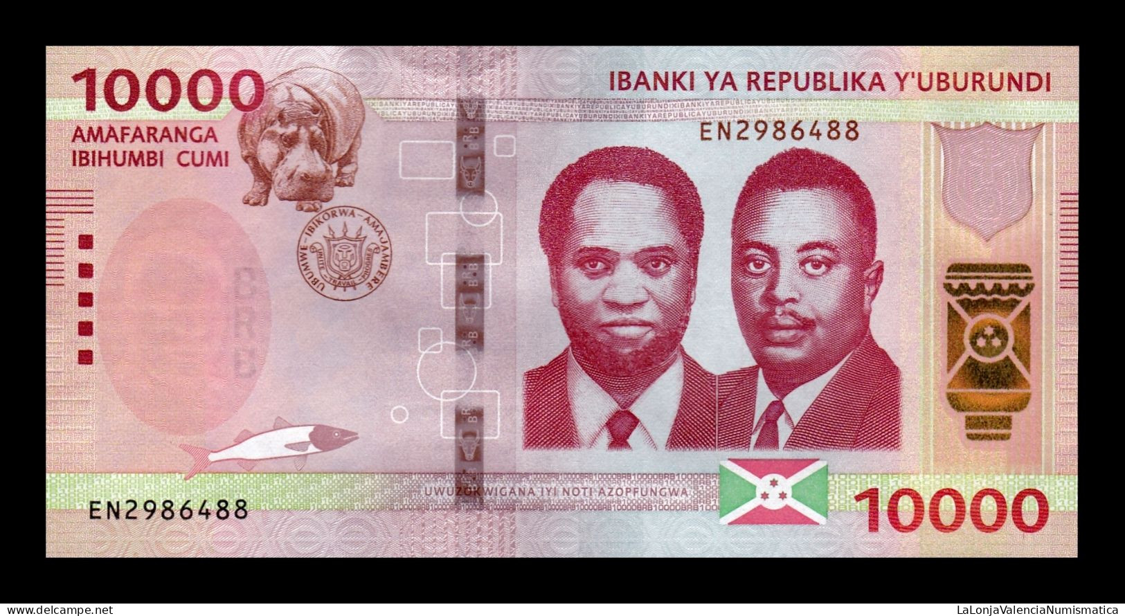Burundi 10000 Francs 2022 (2023) Pick New Sc Unc - Burundi