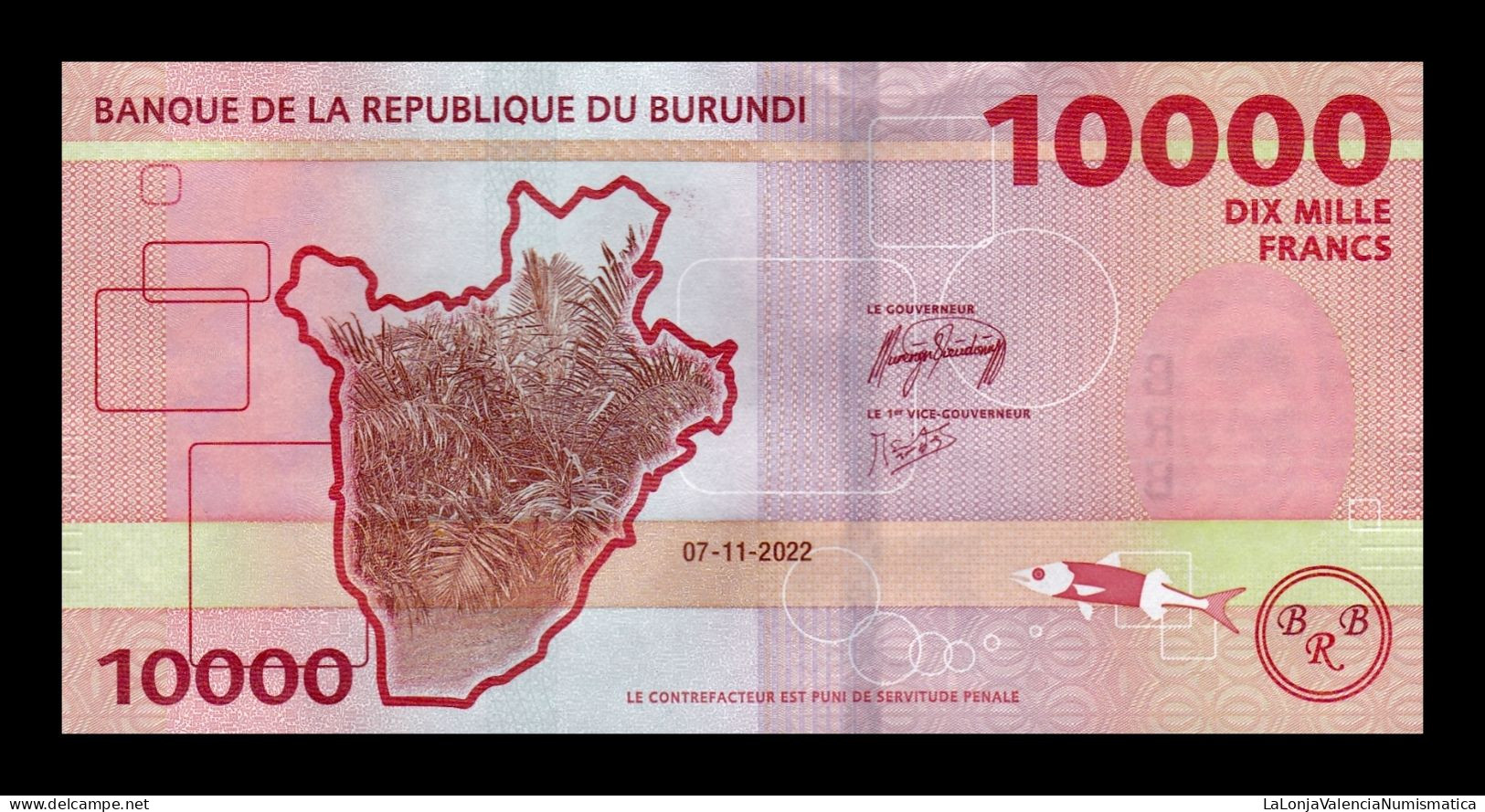 Burundi 10000 Francs 2022 (2023) Pick New Sc Unc - Burundi