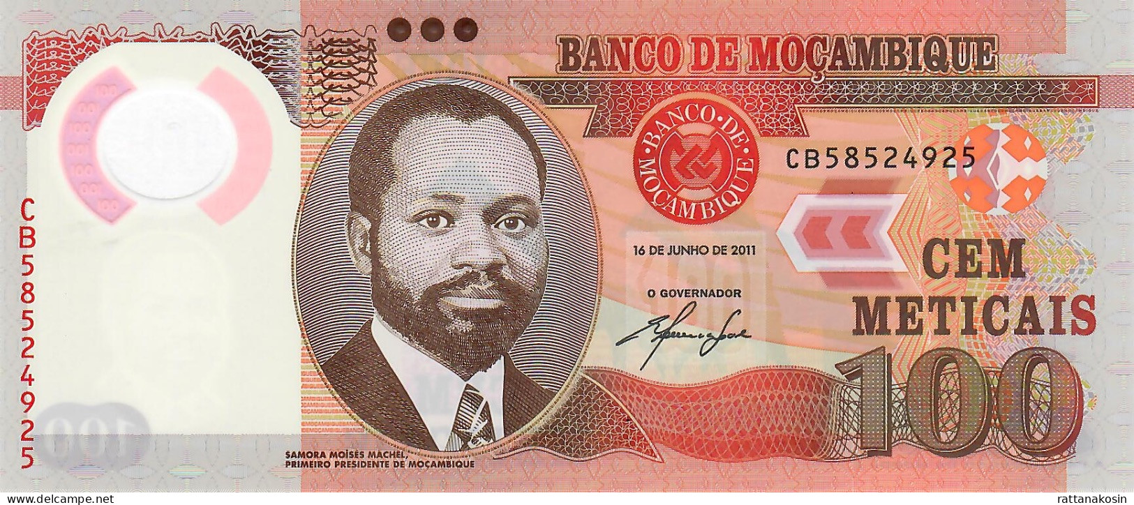 MOZAMBIQUE P151a 100 METICAIS 2011  UNC. - Mozambico