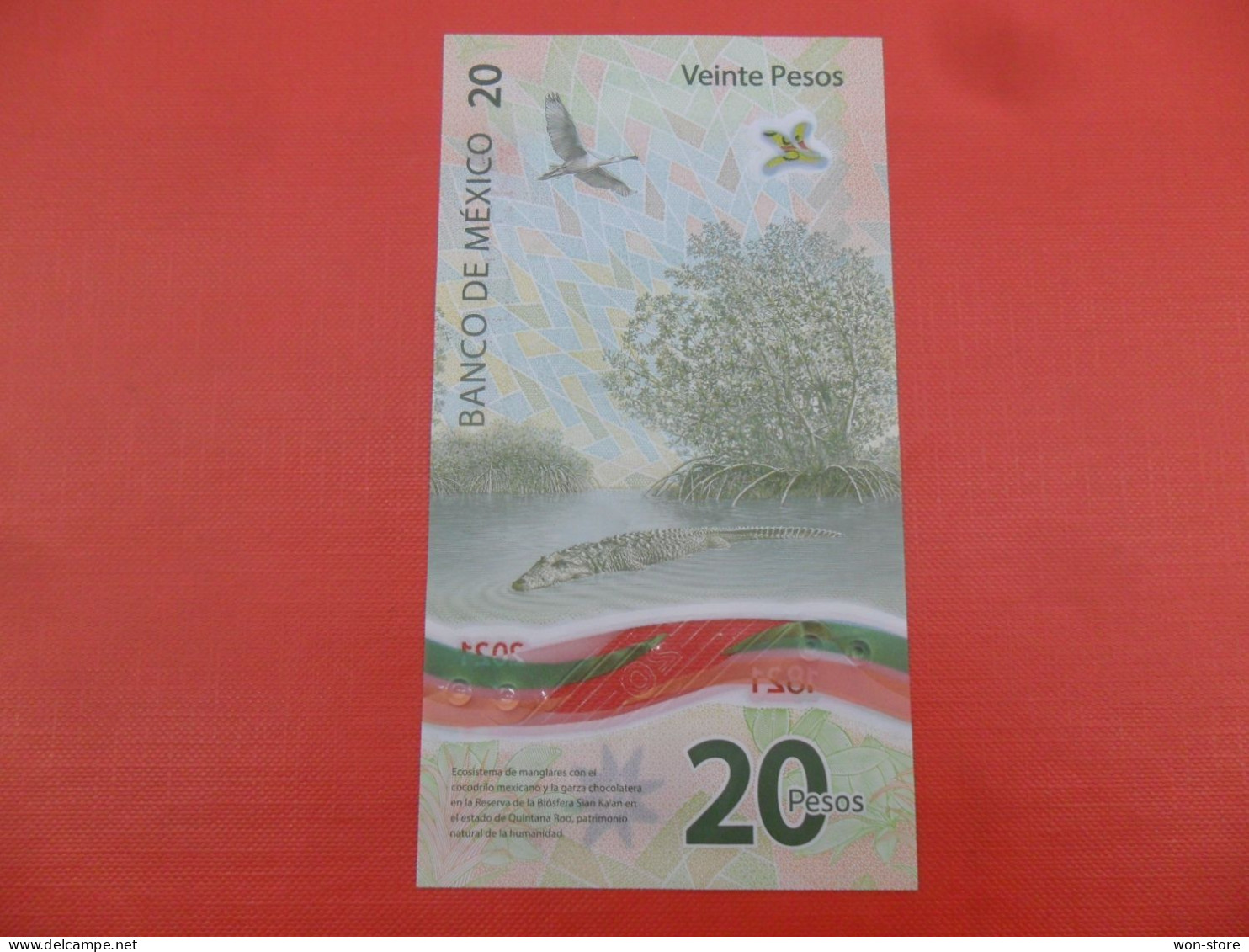 8842 - Mexico 20 Pesos 2021 Commemorative - P-132c.5 - Mexique