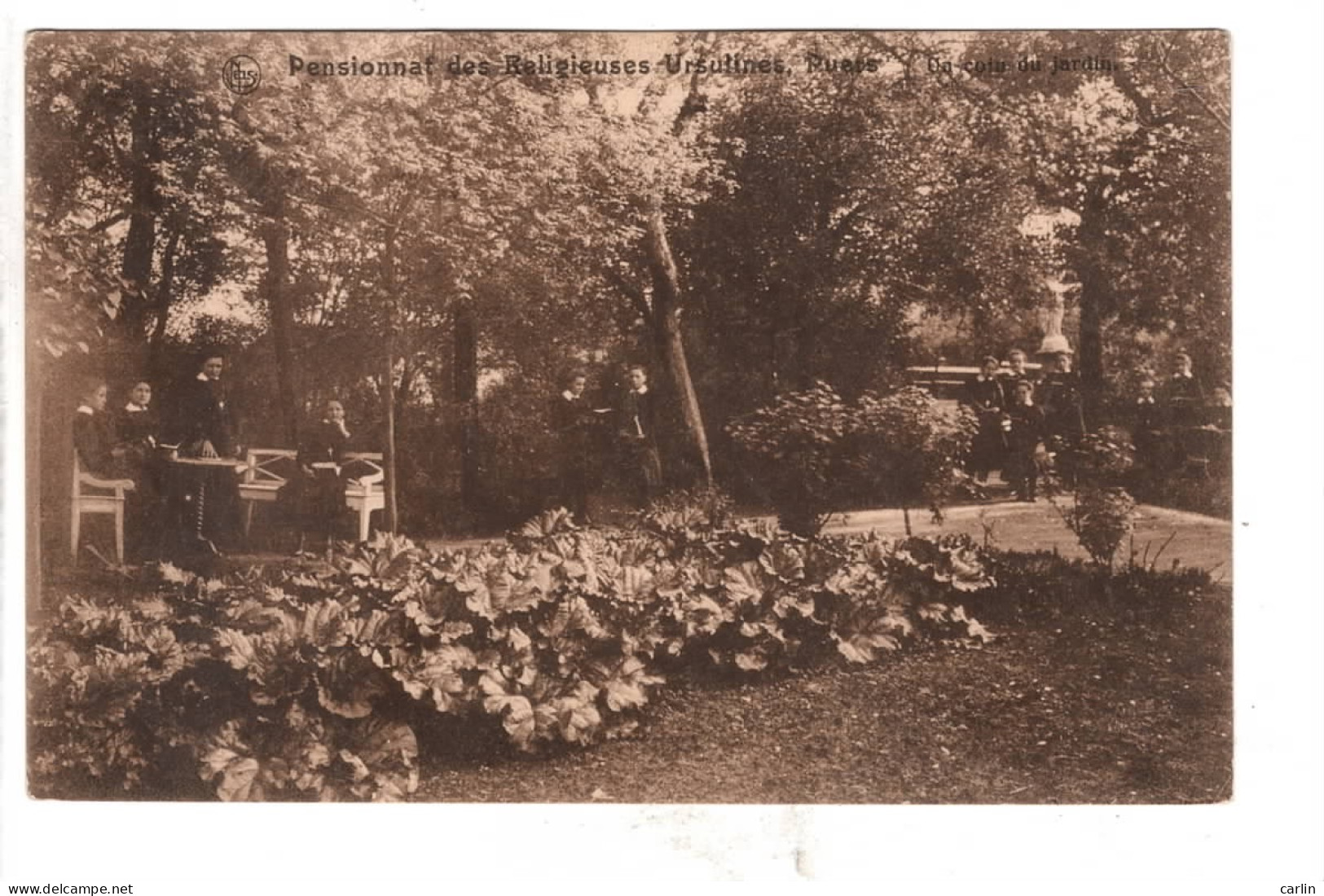 Puers Pensionnat Des Religieuses Ursulines Un Coin Du Jardin - Puurs