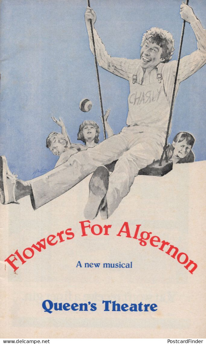 Flowers For Algernon Michael Crawford Rare Musical Theatre Programme TPHB - Acteurs & Toneelspelers