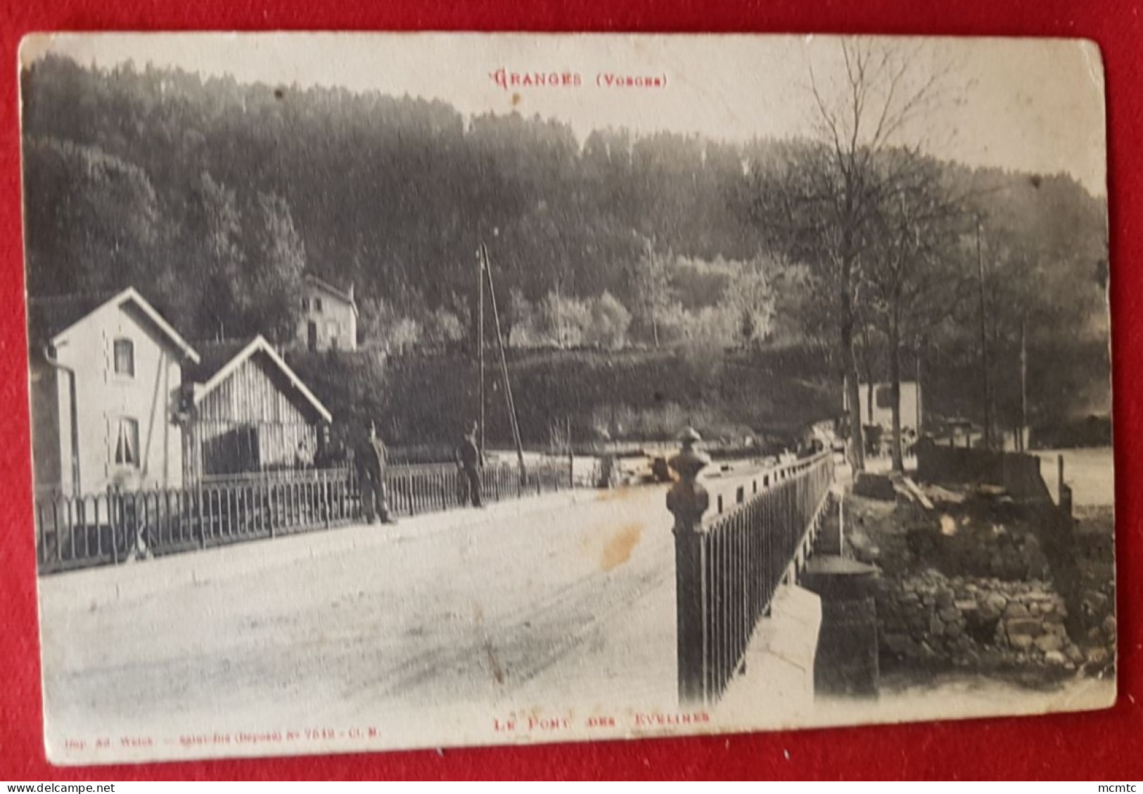 CPA   Décollée , Abîmée  -  Granges -(Vosges ) - Le Pont Des Evelines - Granges Sur Vologne