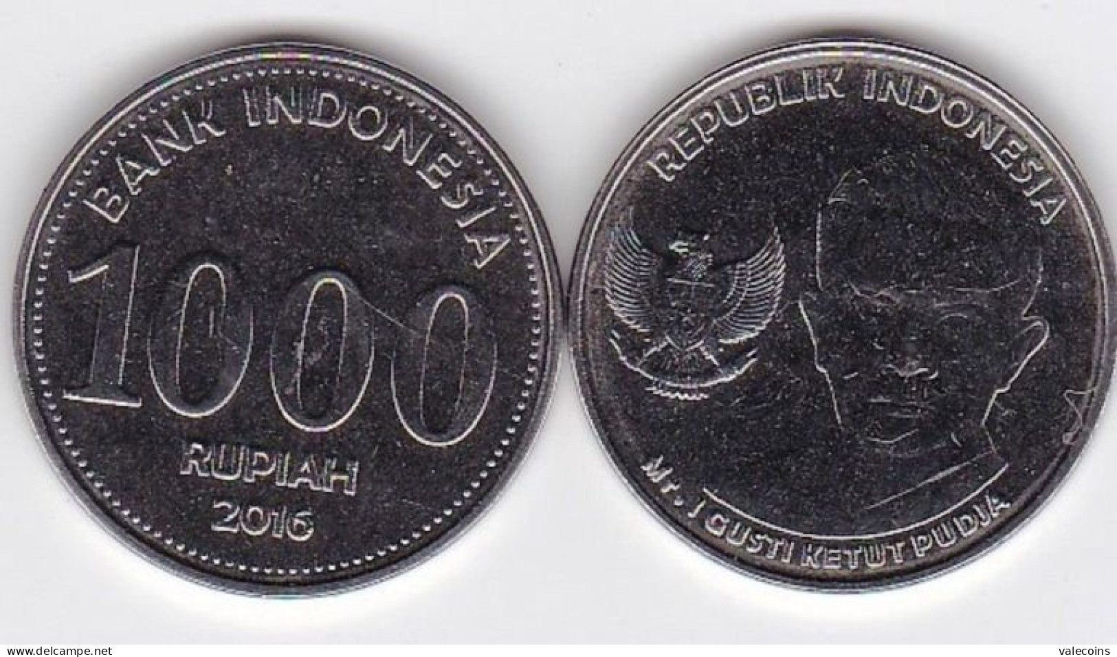 # INDONESIA - 2016 - 1000 Rupiah - KM 74 - Mr. I Gusti Ketut Pudja - Brilliant UNC - Indonesia