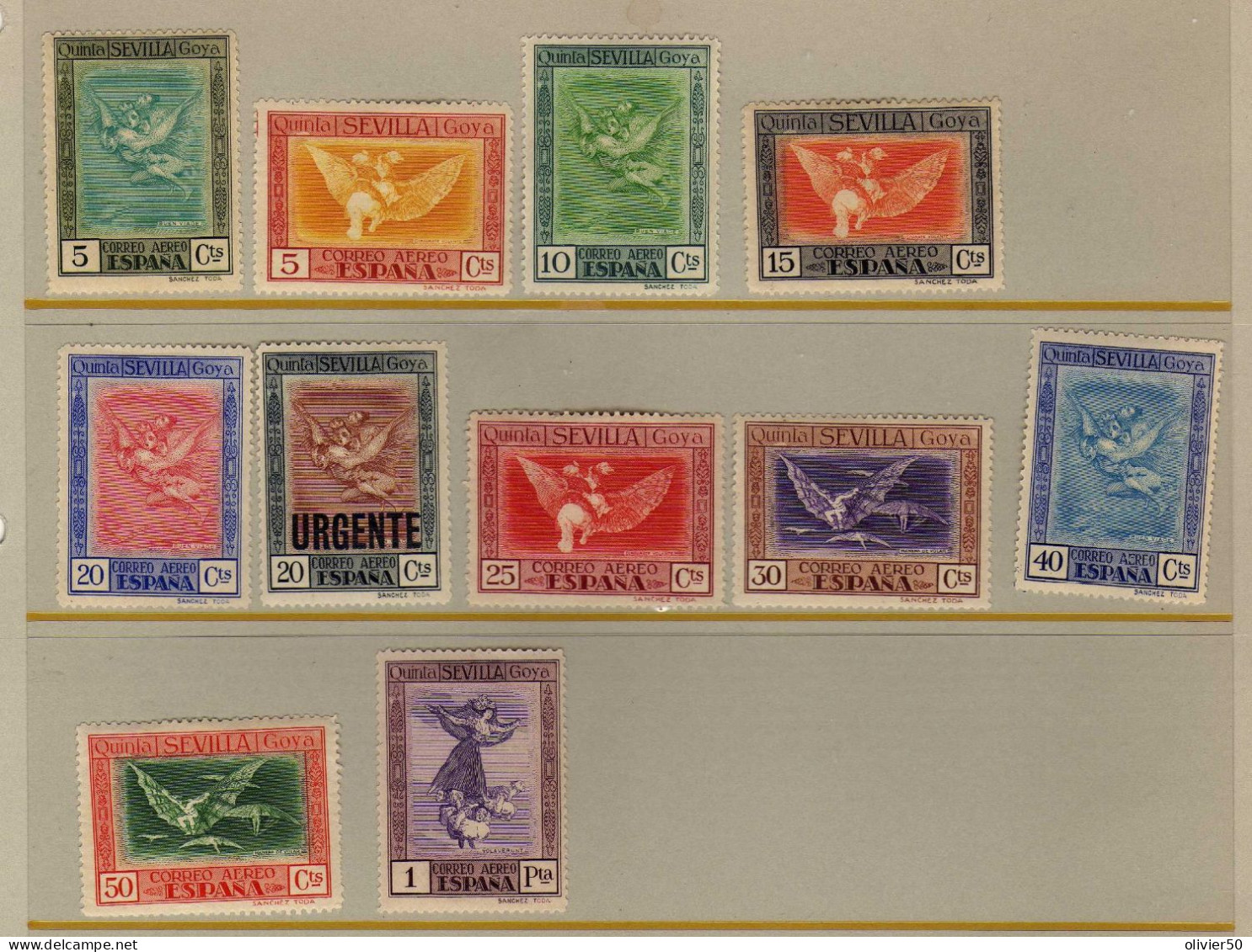 Espagne (1930)  -  Centenaire De La Mort De Goya -  Neuf*- MLH - Unused Stamps