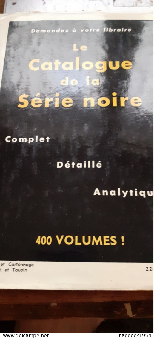Midi Sonné JOHN MAC DONALD Gallimard 1957 - Série Noire