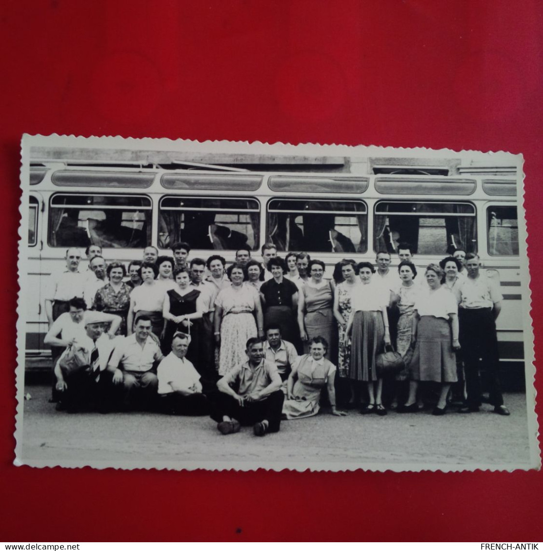 CARTE PHOTO LUXEMBOURG VILLE 1957 AUTOBUS - Luxembourg - Ville