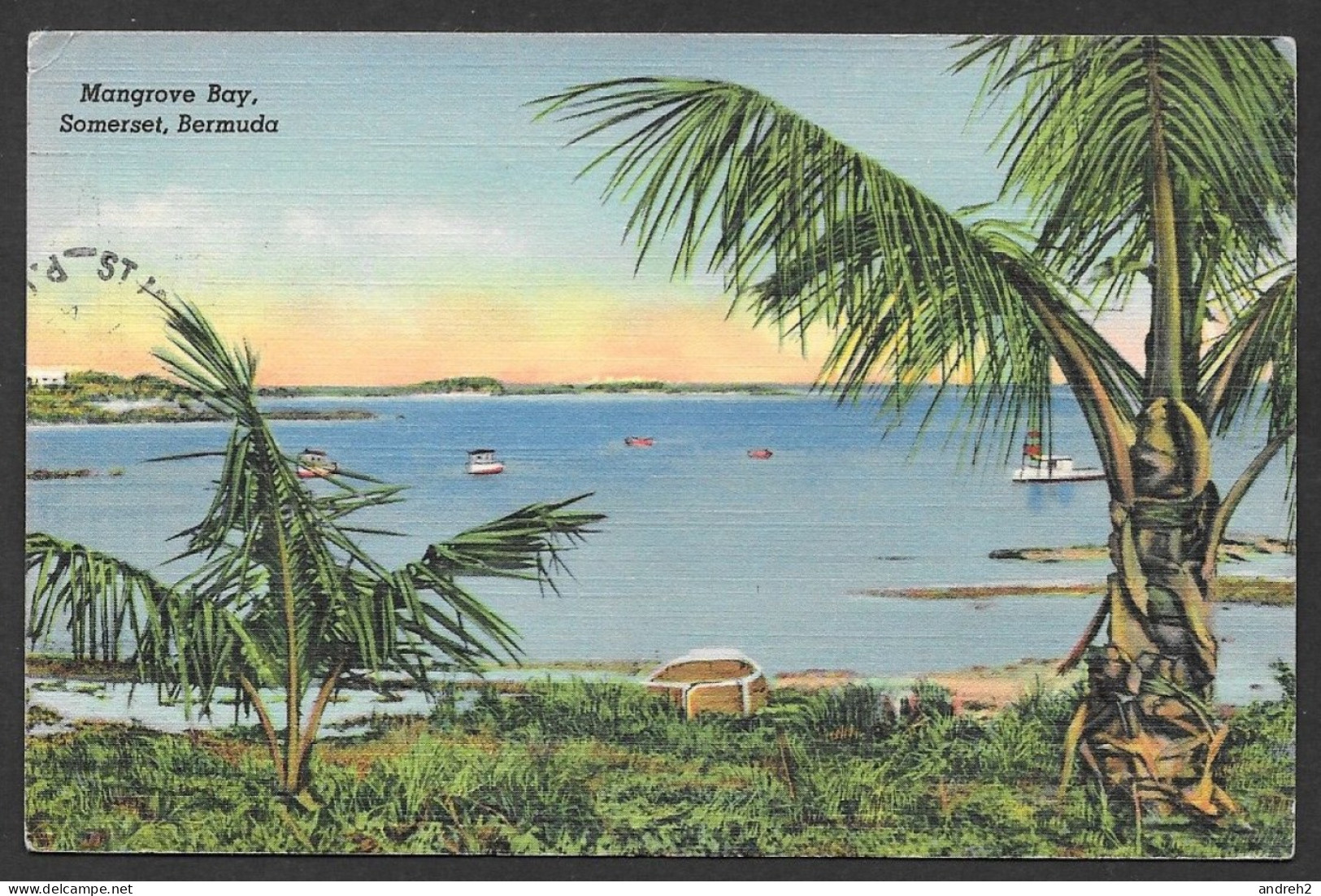 Mangrove Bay  Somerset  Bermuda - C.P.A.  Postmarked 1942 Nice Stamp - Yankee Store - No: 263 - Bermuda