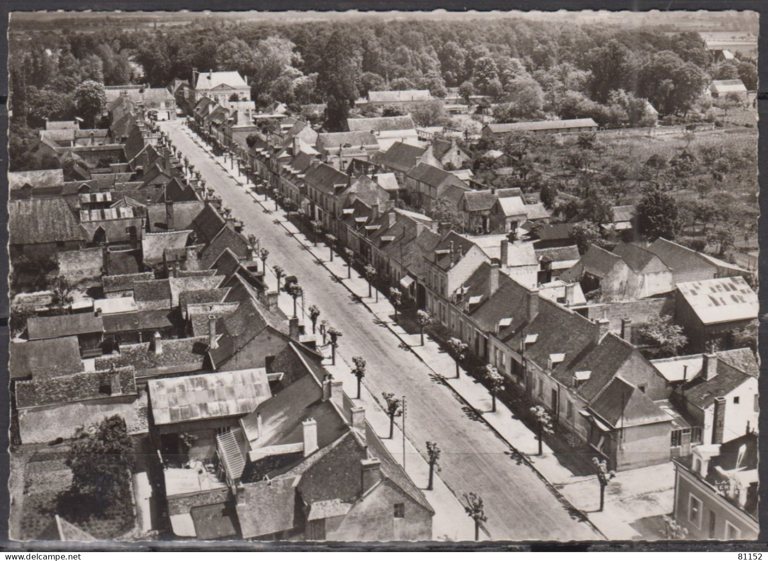 CPSM  De 37 NEUILLE-PONT-PIERRE   L'Avenue    Vue Aérienne   Non écrite - Neuillé-Pont-Pierre