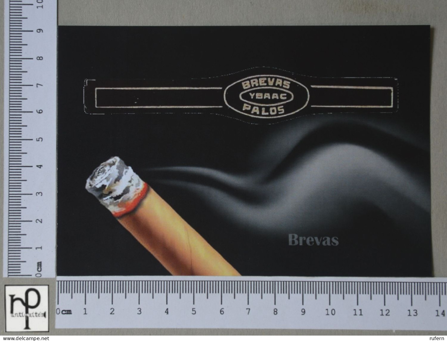 POSTCARD  - LE TABAC - BAGUE DE CIGARE - 2 SCANS  - (Nº56830) - Tabac