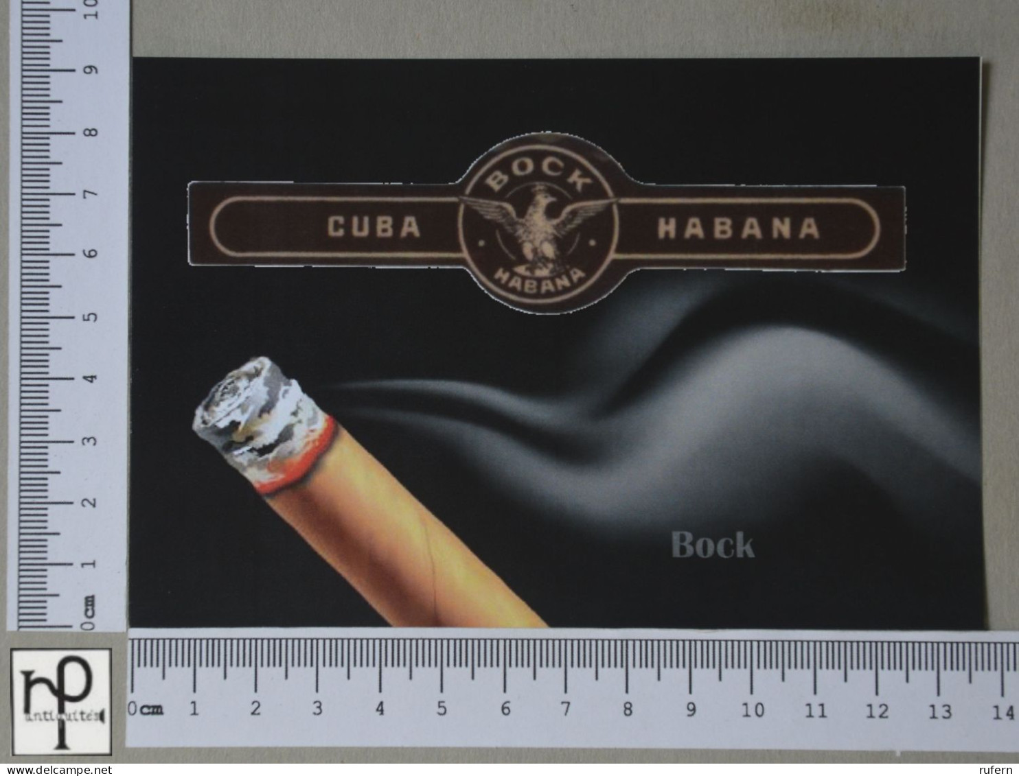 POSTCARD  - LE TABAC - BAGUE DE CIGARE - 2 SCANS  - (Nº56831) - Tabacco