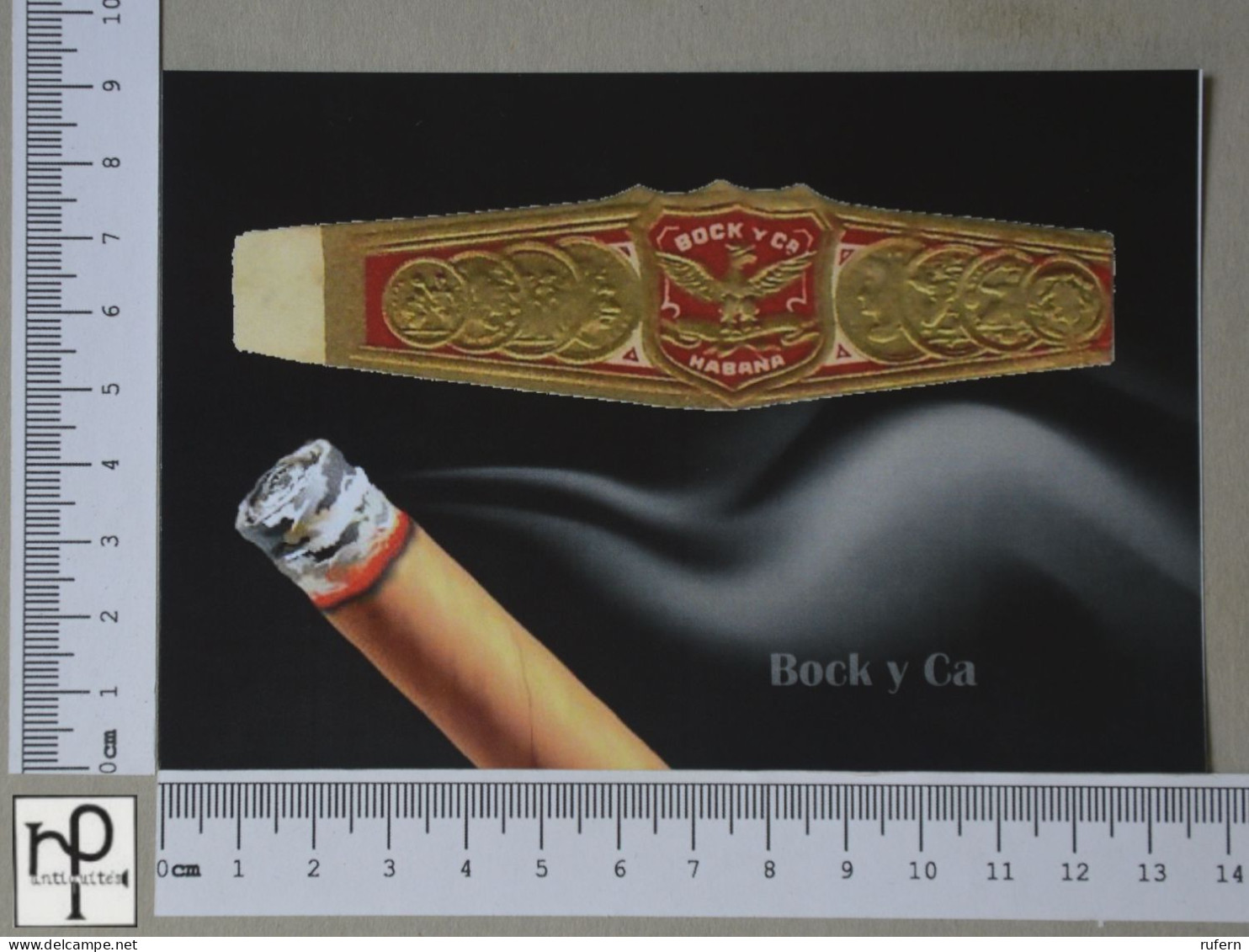 POSTCARD  - LE TABAC - BAGUE DE CIGARE - 2 SCANS  - (Nº56832) - Tabacco