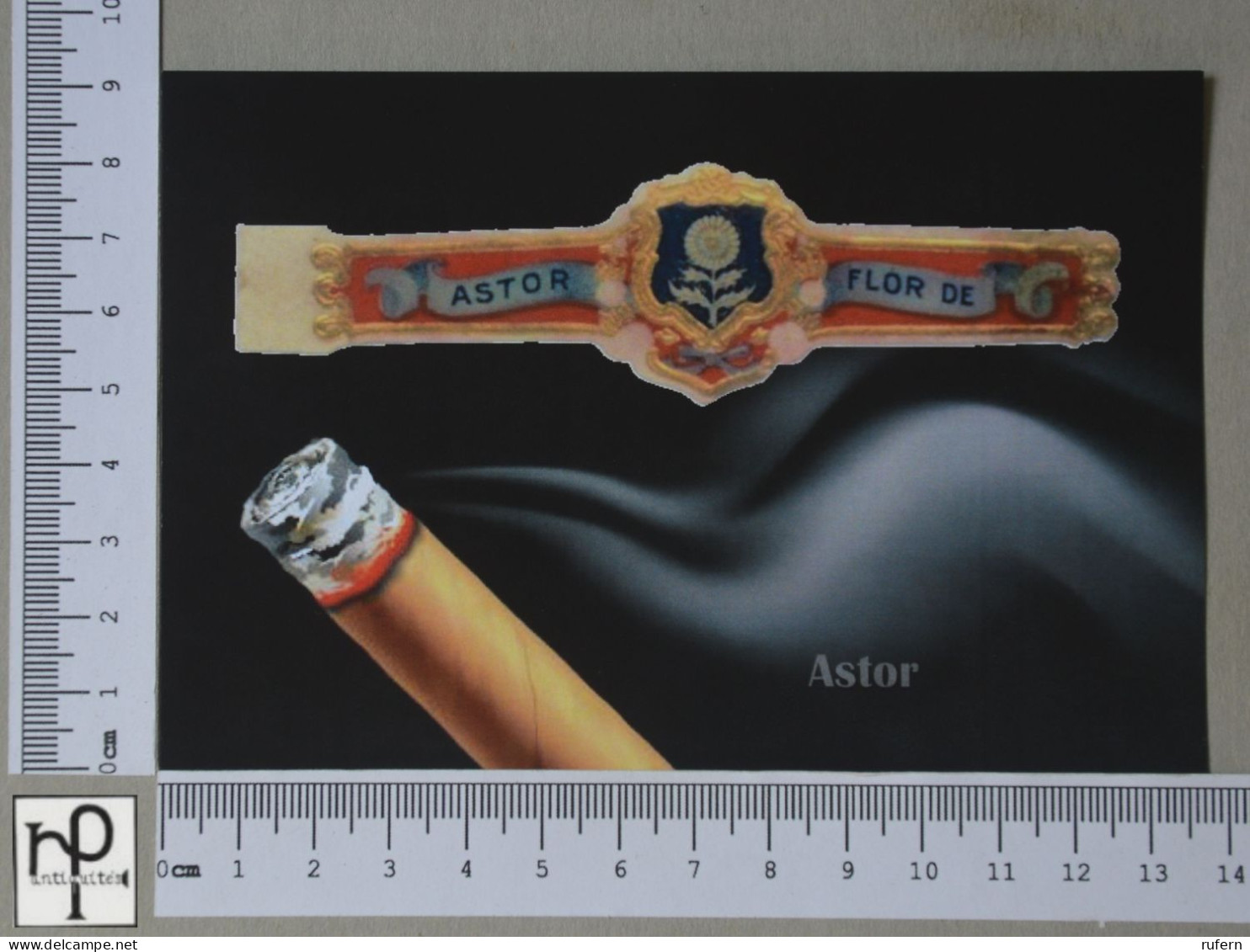 POSTCARD  - LE TABAC - BAGUE DE CIGARE - 2 SCANS  - (Nº56834) - Tabak