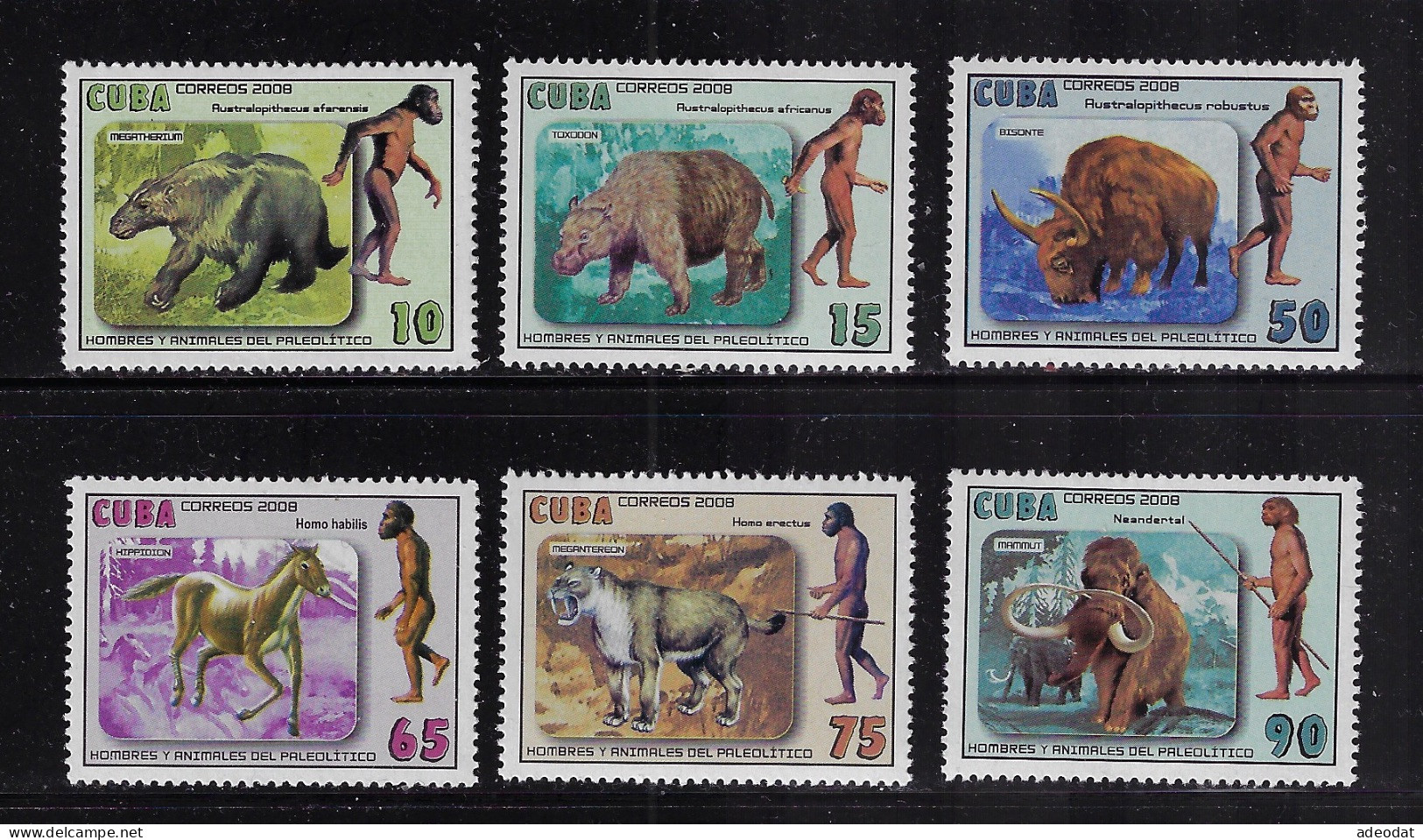 CUBA 2008 STAMPWORLD 5122-5127 MNH - Used Stamps