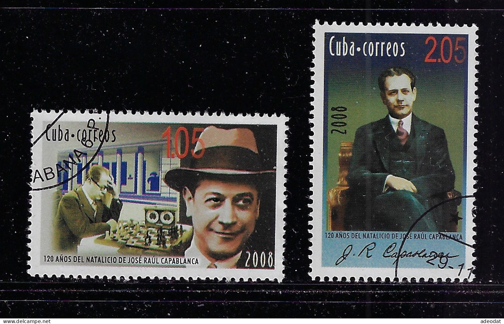 CUBA 2008 STAMPWORLD 5167-5168 CANCELLED - Used Stamps
