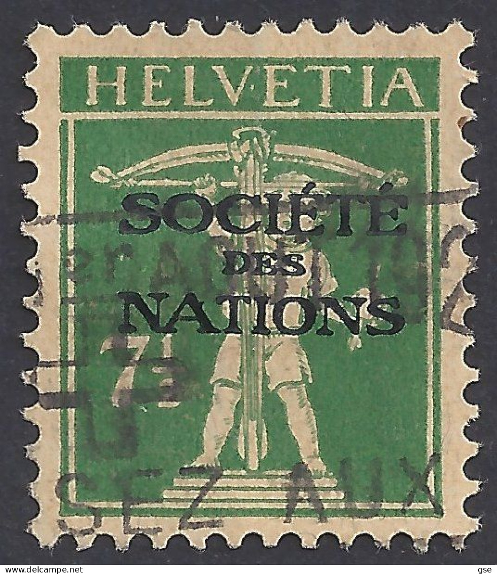 SVIZZERA 1924-37 - Yvert S49° - Società Delle Nazioni | - Oblitérés