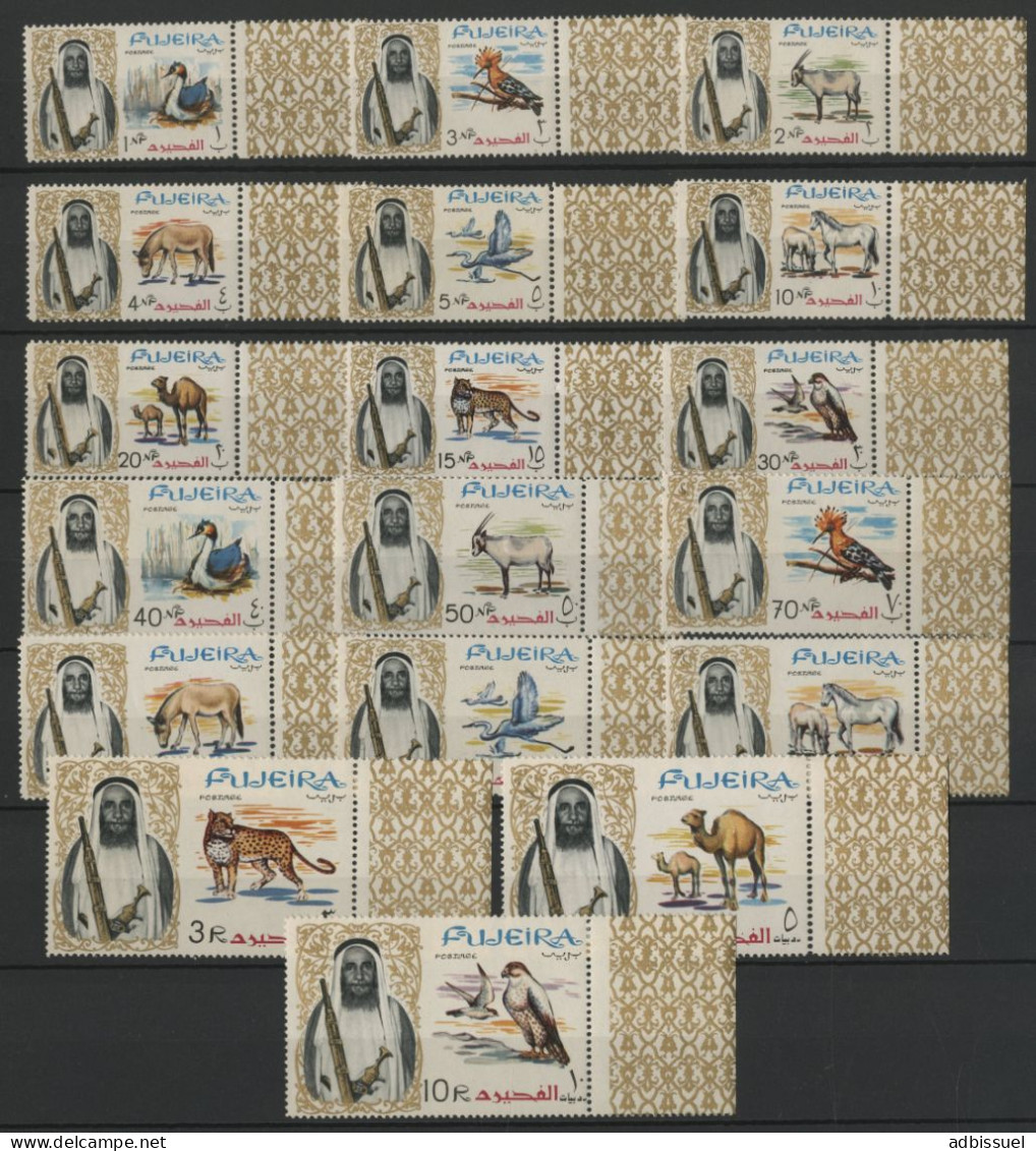 FUJEIRA N° 1 à 18 Neufs ** (MNH) Tous Avec Bord De Feuille ANIMAUX ANIMALS TB - Fujeira