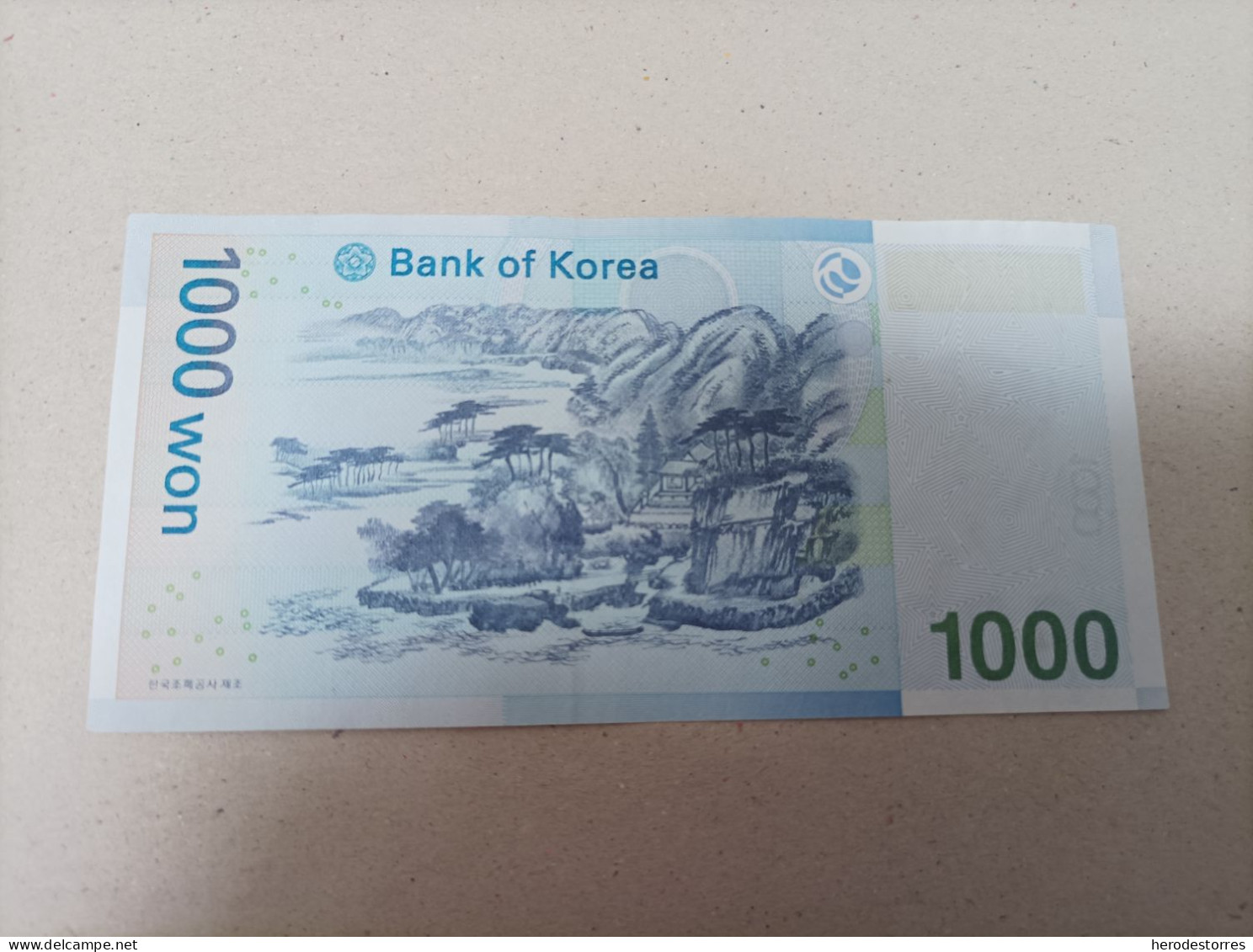 Billete De Corea Del Norte De 1000 Won, AUNC - Corée Du Nord