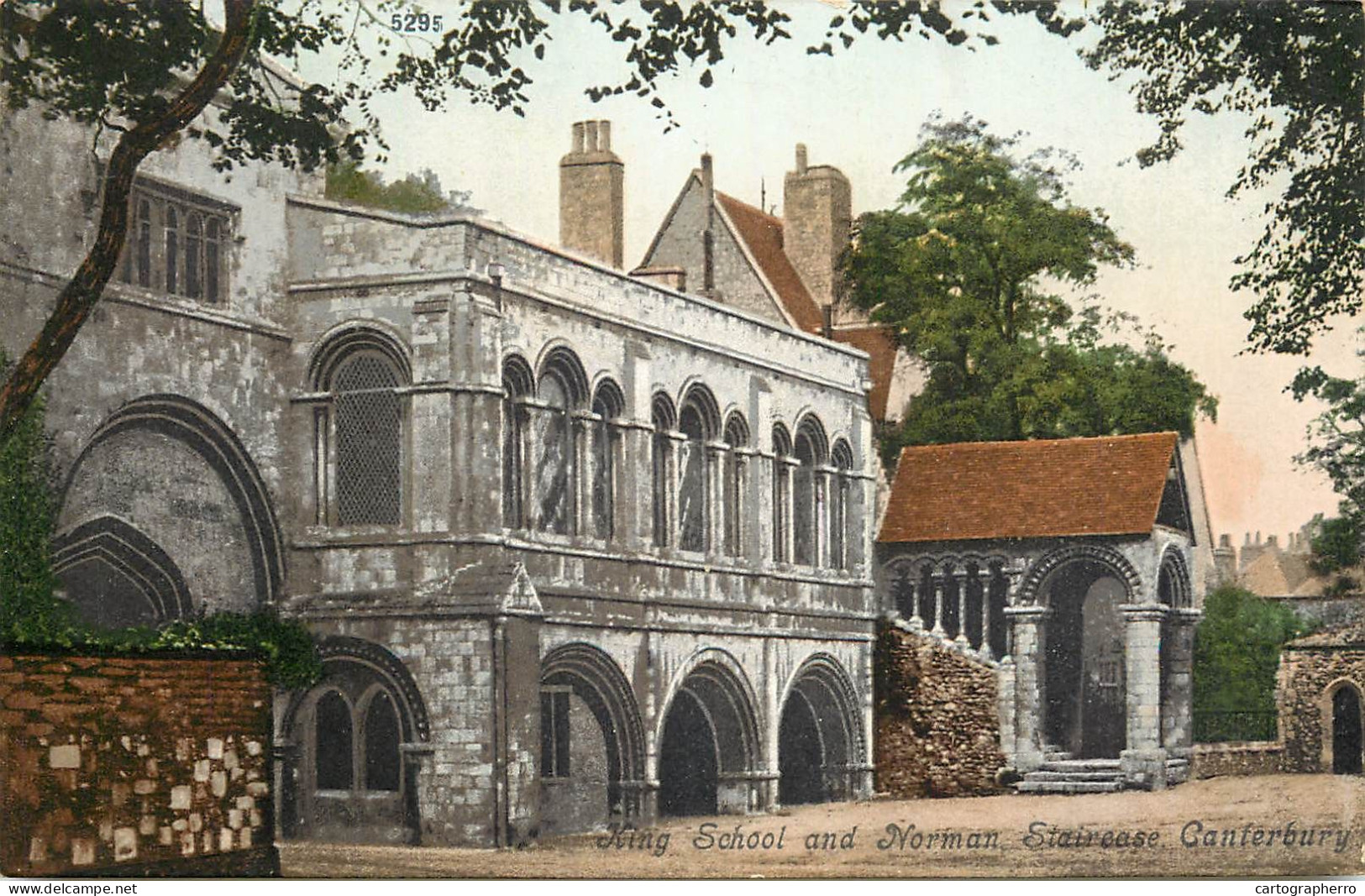 United Kingdom England Canterbury King School And Norman Staircase - Canterbury