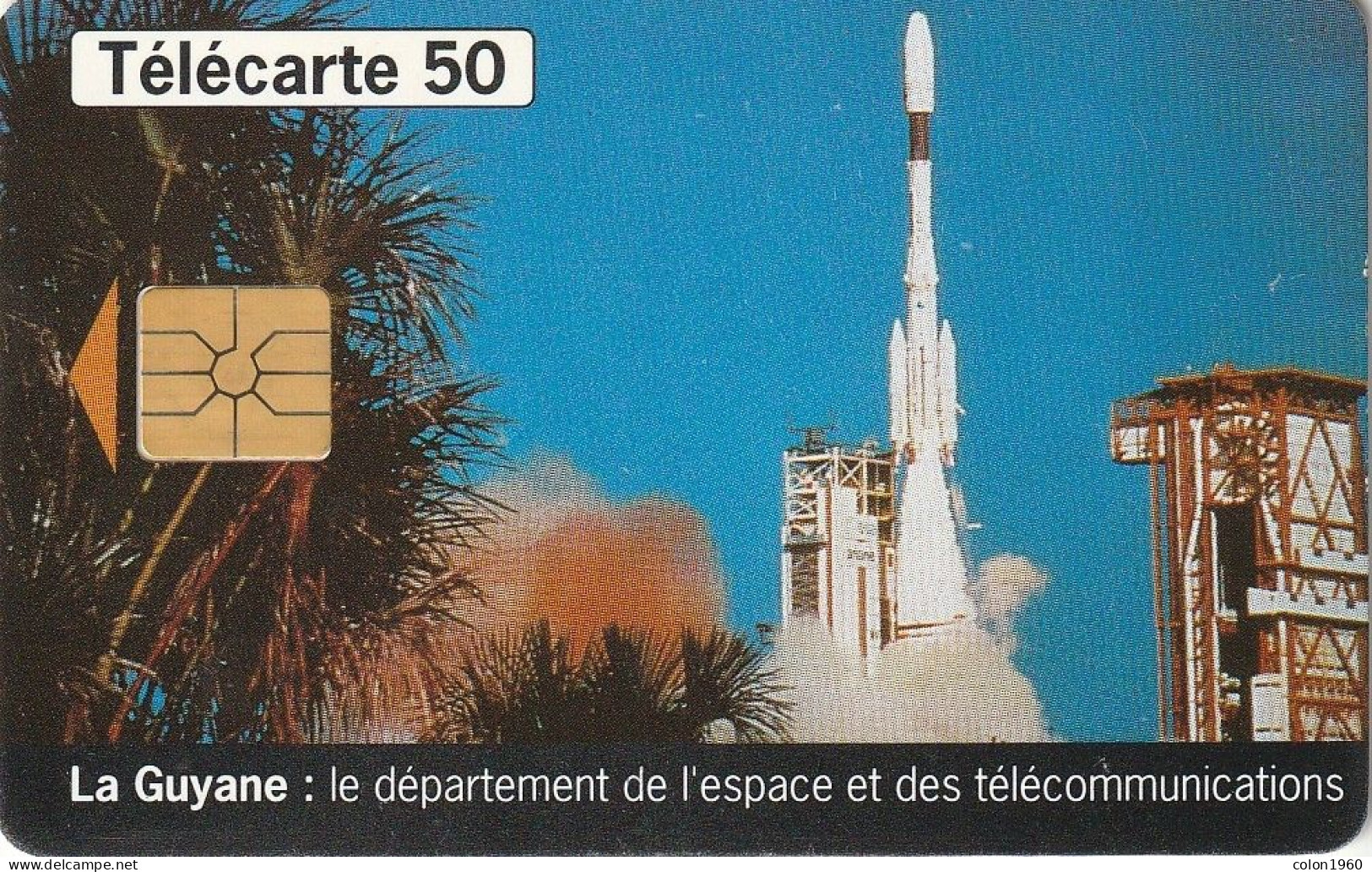 FRANCIA. F627. GUYANE - ARIANE ESPACE. 50U. 1996-02. (895) - 1996