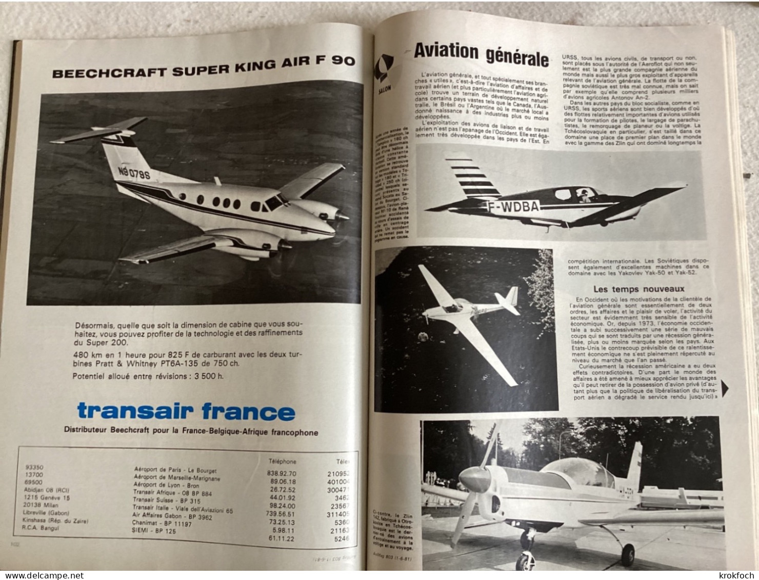 Aviation Magazine - Numéro Spécial Salon 1981 - 240 P Avec Nb Photos - Luchtvaart