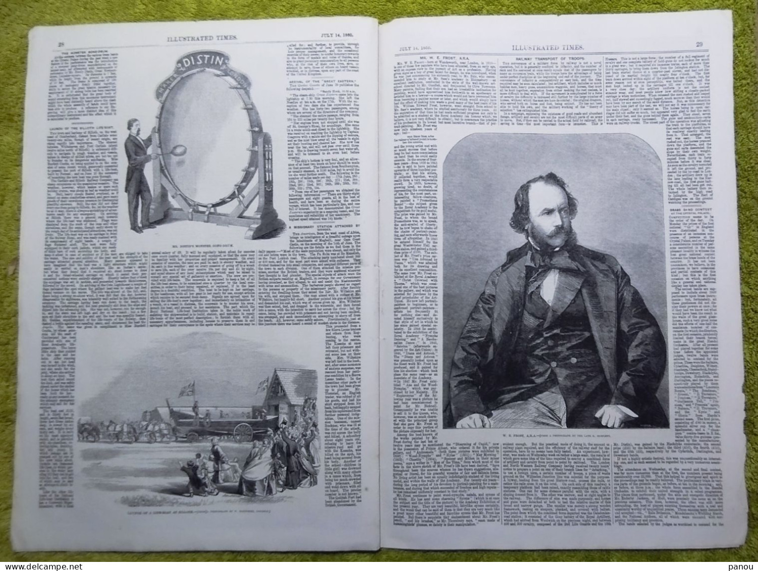 THE ILLUSTRATED TIMES 276. JULY 14, 1860 SICILIAN INSURRECTION PALERMO INSURREZIONE SICILIA SYRIA CATANIA VOLUNTEERS - Autres & Non Classés