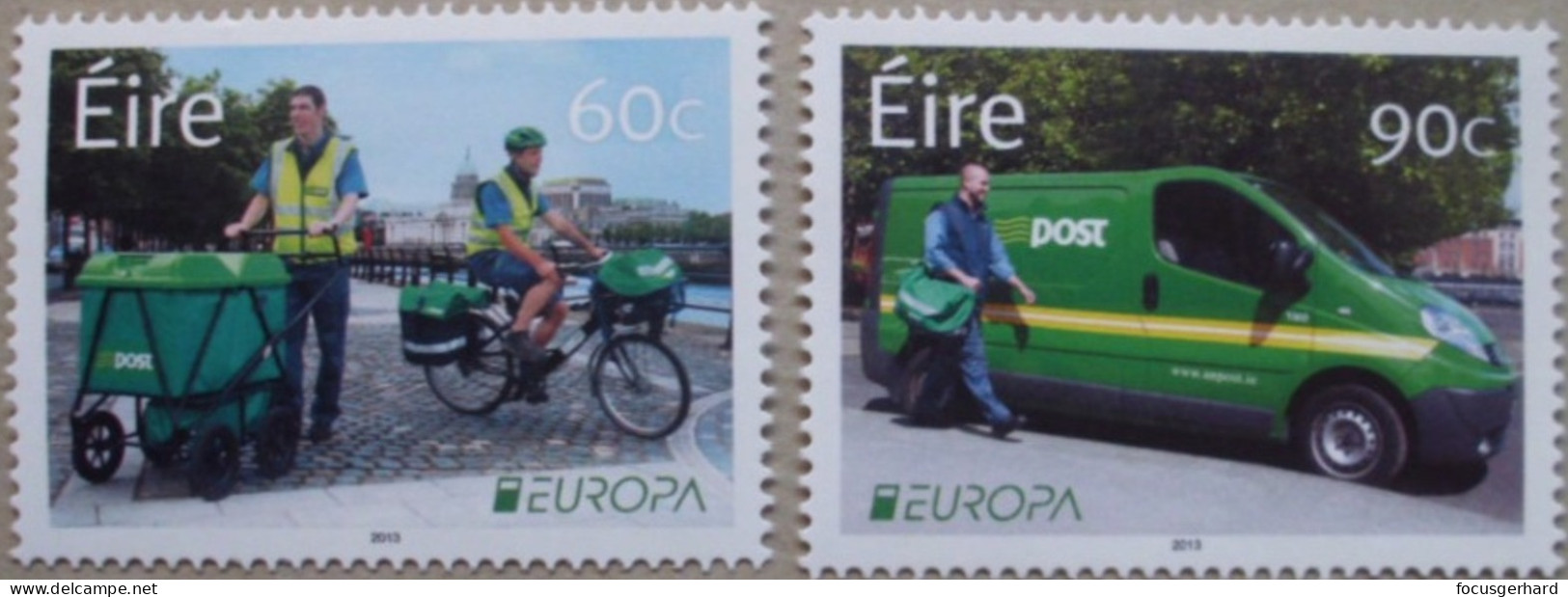 Irland   Europa  Cept   Postfahrzeuge     2013 ** - 2013