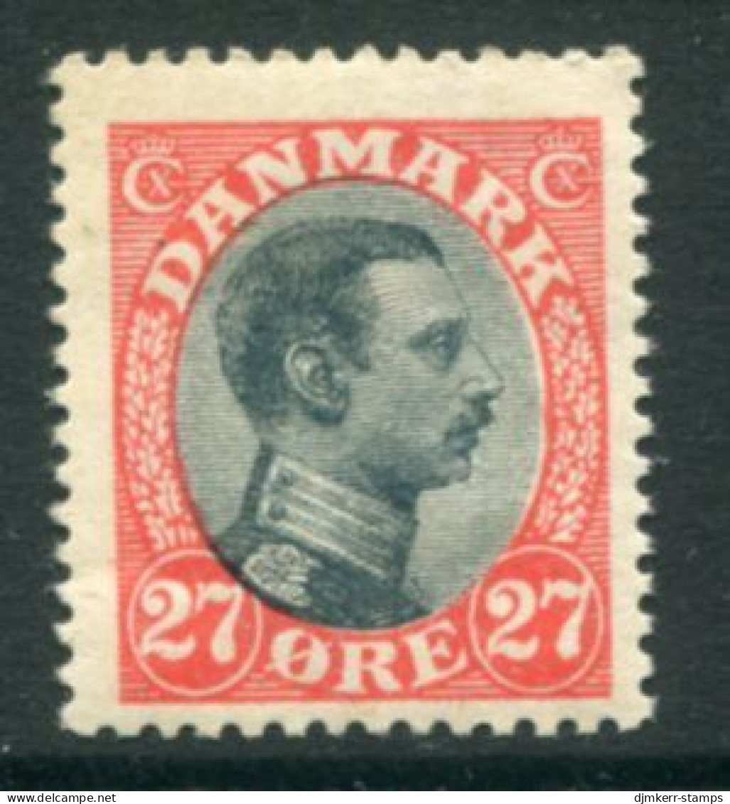 DENMARK 1918 King Christian X Definitive 27 Øre MNH / **.  Michel 101; SG 149 - Nuevos