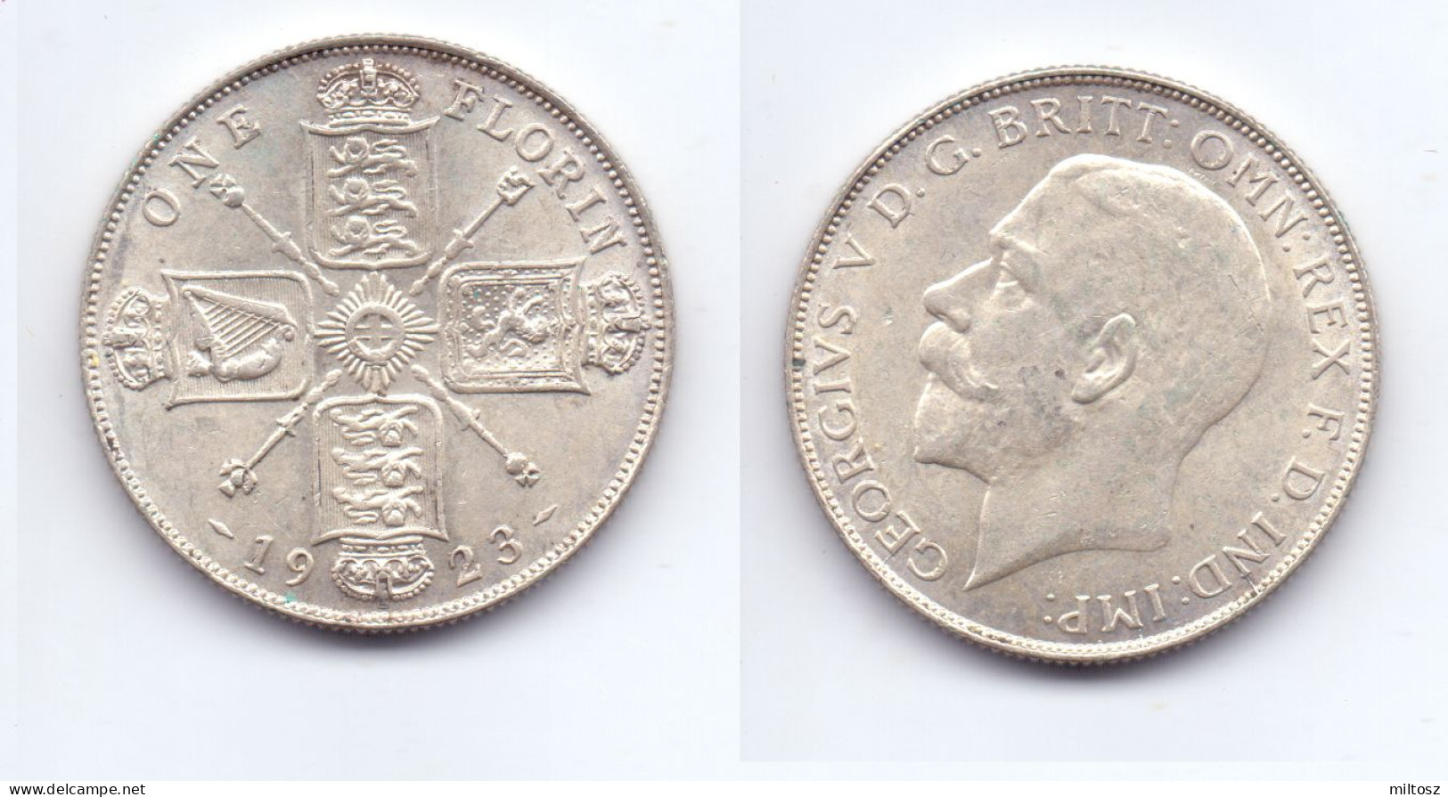 Great Britain 1 Florin 1923 - J. 1 Florin / 2 Schillings