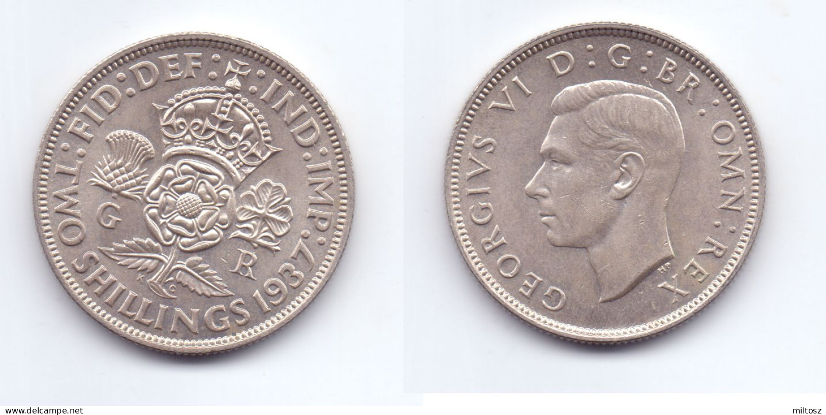 Great Britain 2 Shillings 1937 - J. 1 Florin / 2 Schillings