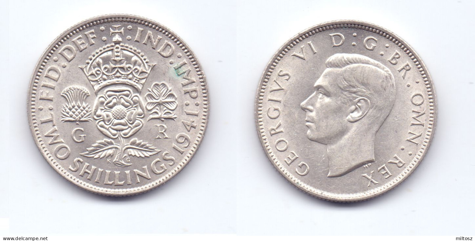 Great Britain 2 Shillings 1941 - J. 1 Florin / 2 Schillings