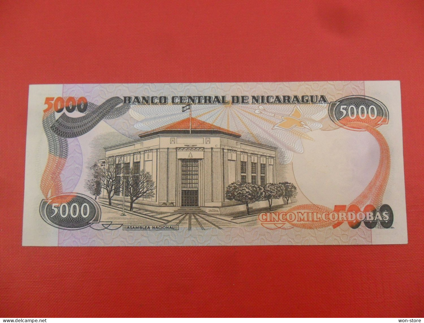 9637, 9638 - Nicaragua 5,000 Cordobas 1987 - Nicaragua