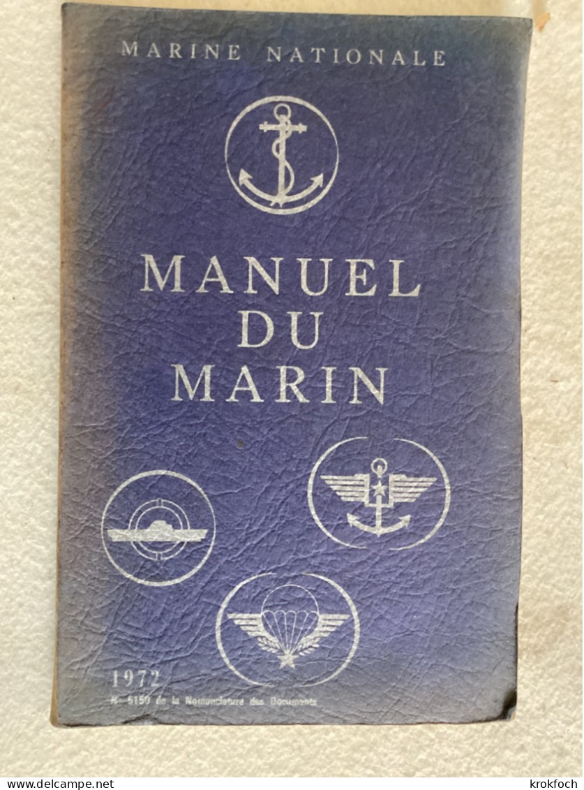 Manuel Du Marin - 1972 - 220 P Illustrées - Marine Navy - Barcos