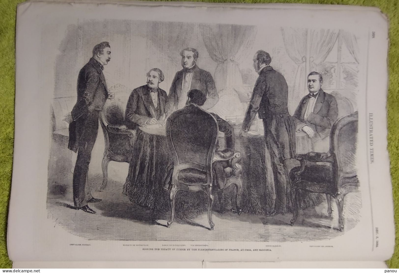 THE ILLUSTRATED TIMES 244. DECEMBER 3, 1859 JEWS MOROCCO MAROC ISRAEL ALGERIA BELGRADE SERVIA SARDINIA SARDEGNA ZURICH - Other & Unclassified