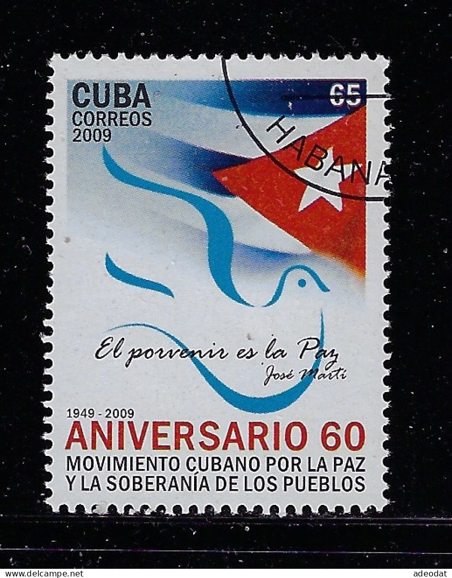 CUBA 2009 STAMPWORLD 5310 CANCELLED - Oblitérés