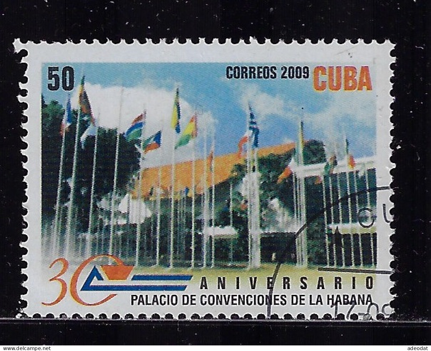 CUBA 2009 STAMPWORLD 5312 CANCELLED - Gebraucht