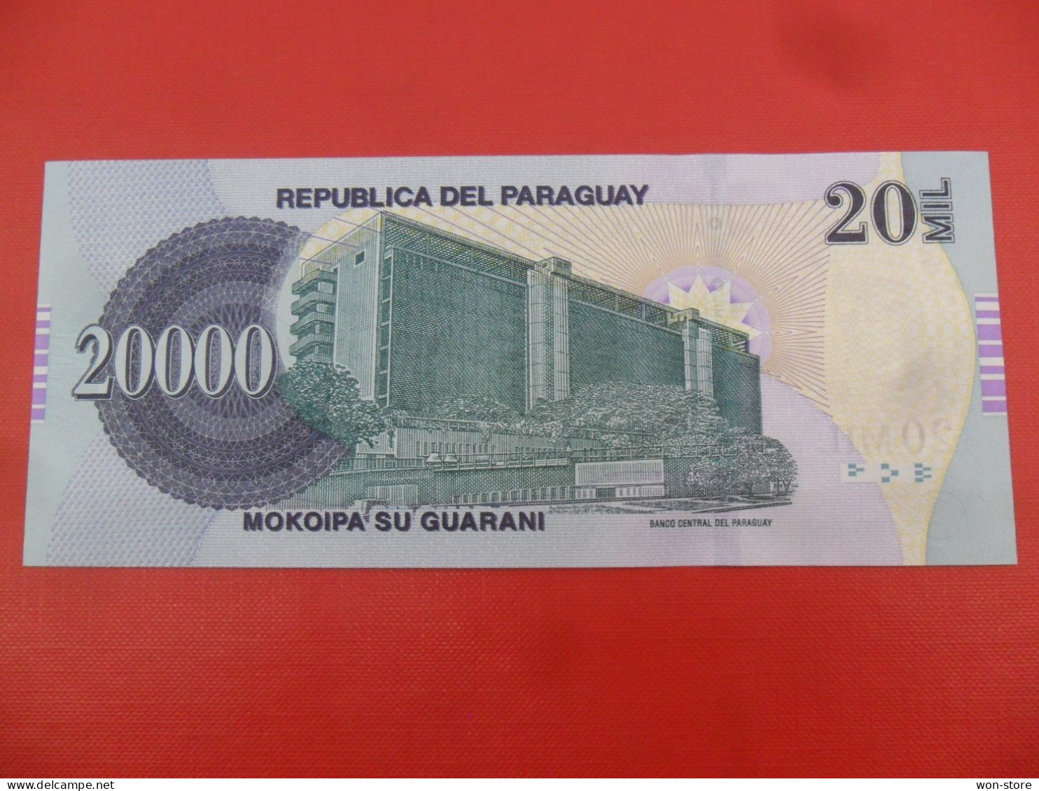 9548 - Paraguay 20,000 Guaranies 2017 - Paraguay