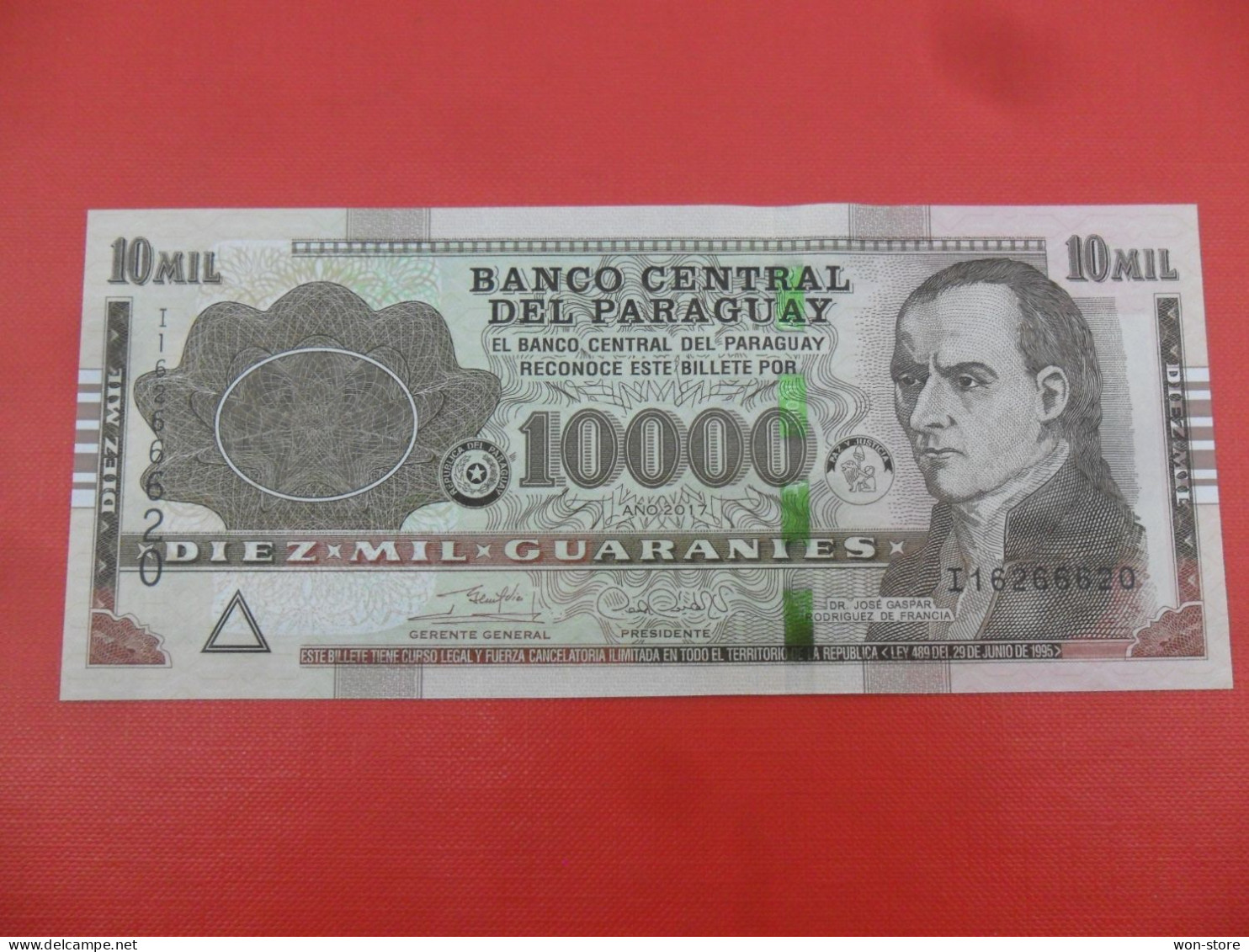 9546 - Paraguay 10000 Guaranies 2017 - Paraguay