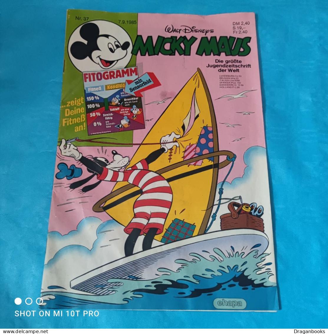 Micky Maus Nr. 37 -  7.9.1985 - Walt Disney